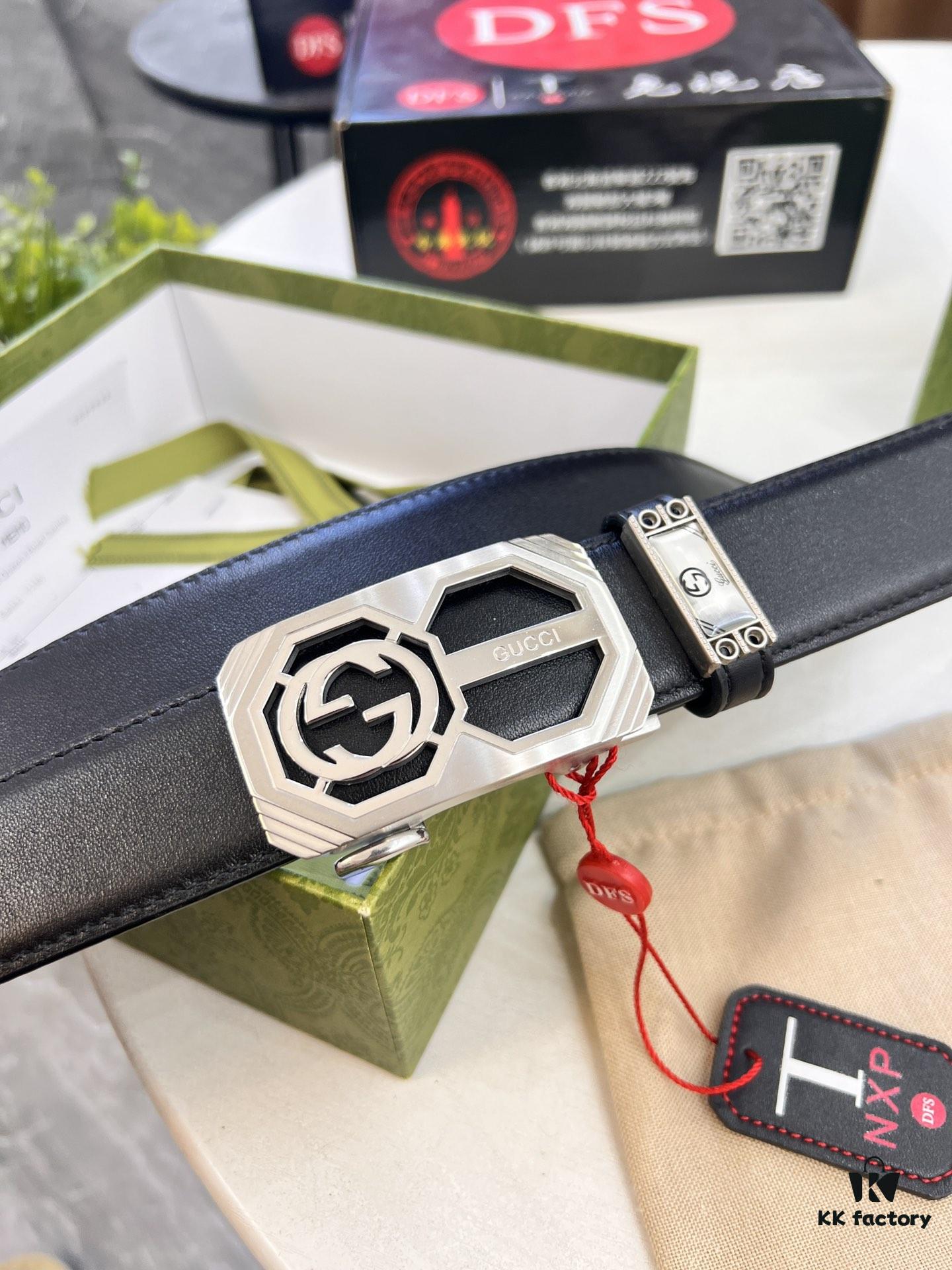 693201fc3a89a121ed550945 Master's Recommendation 🎺🎺 Real Photo Gucci Automatic Buckle Leather Belt, Embossed Full-Grain Cowhide, Top-Quality Business Formal Belt, Smooth Gliding Automatic Mechanism, Soft Feel, Premium Stainless Steel Exterior Hardware, 3.5 cm Width