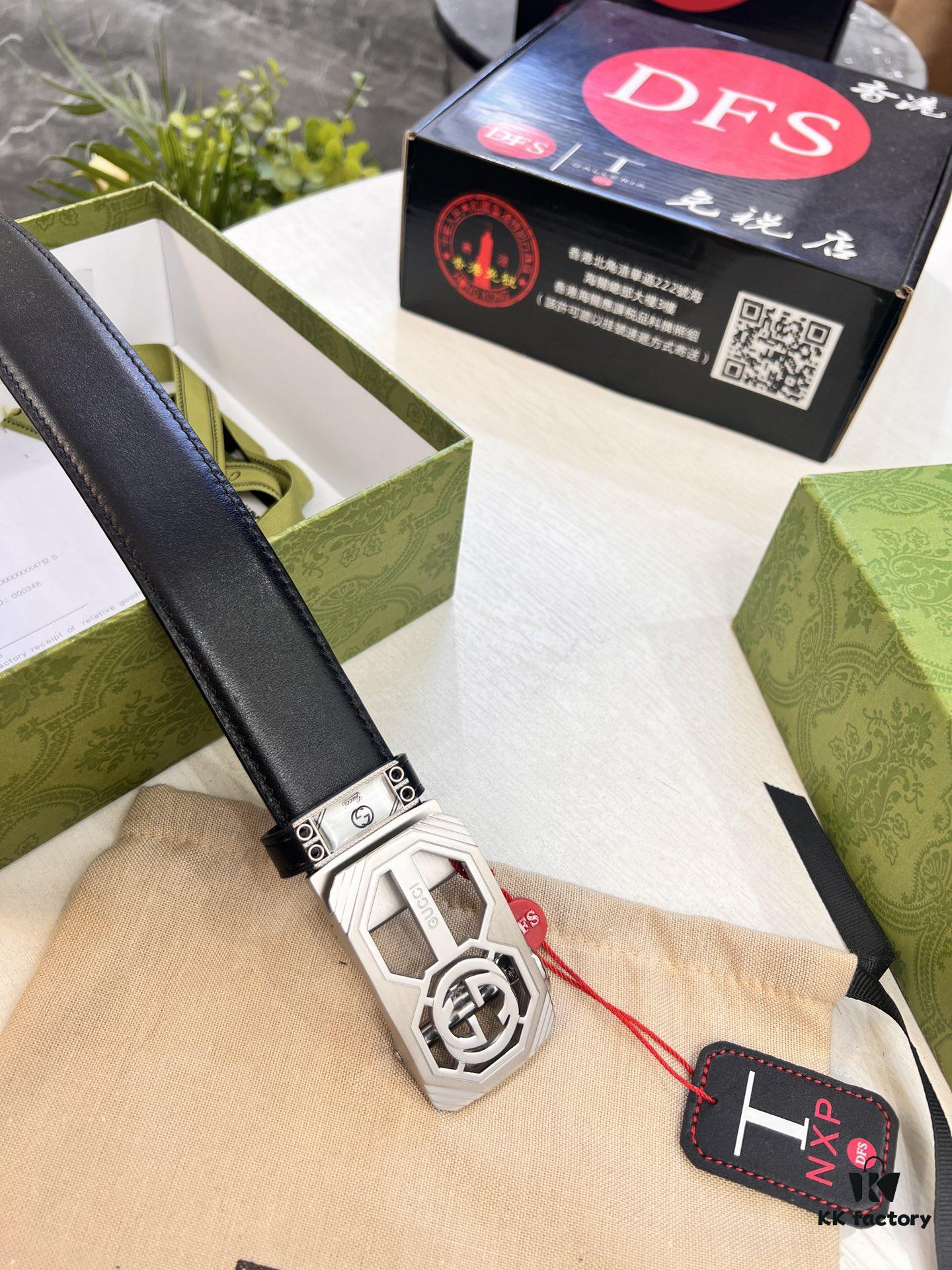 693201fc3a89a121ed550946 Master's Recommendation 🎺🎺 Real Photo Gucci Automatic Buckle Leather Belt, Embossed Full-Grain Cowhide, Top-Quality Business Formal Belt, Smooth Gliding Automatic Mechanism, Soft Feel, Premium Stainless Steel Exterior Hardware, 3.5 cm Width