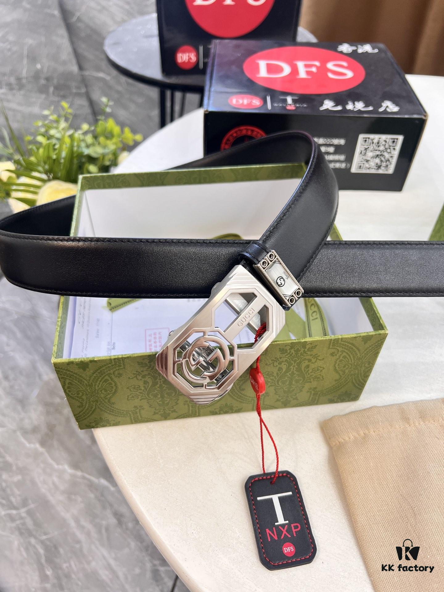 693201fd3a89a121ed550949 Master's Recommendation 🎺🎺 Real Photo Gucci Automatic Buckle Leather Belt, Embossed Full-Grain Cowhide, Top-Quality Business Formal Belt, Smooth Gliding Automatic Mechanism, Soft Feel, Premium Stainless Steel Exterior Hardware, 3.5 cm Width