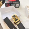 693202073a89a121ed55095a Versace Belt - Original Factory Direct, Genuine NXP RFID Tag, Hollow Stainless Steel Hardware, Italian Crocodile Grain Top Layer Calfskin Leather, 3.8cm Width, Double-Sided Wear, Fashion Show Style