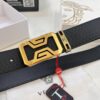 693202073a89a121ed55095d Versace Belt - Original Factory Direct, Genuine NXP RFID Tag, Hollow Stainless Steel Hardware, Italian Crocodile Grain Top Layer Calfskin Leather, 3.8cm Width, Double-Sided Wear, Fashion Show Style