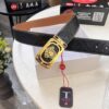 693202123a89a121ed55096c Versace Medusa Leather Belt - Authentic Original Order, Italian Imported Top Grain Calfskin, 3.8cm Width, Duty-Free Hong Kong Gift Box