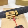 693202173a89a121ed55096f Burberry Equestrian Automatic Buckle Belt, Genuine Full-Grain Calfskin, 3.5cm Width, Top-Quality Business Formal Belt with Polished Stainless Steel Hardware