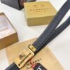 693202183a89a121ed550973 Burberry Equestrian Automatic Buckle Belt, Genuine Full-Grain Calfskin, 3.5cm Width, Top-Quality Business Formal Belt with Polished Stainless Steel Hardware