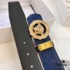 693202213a89a121ed55097d Versace Medusa Belt - Original Factory Direct, Italian Imported Ostrich Leather, 3.8cm Width, Premium Duty-Free Quality