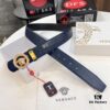 693202223a89a121ed550981 Versace Medusa Belt - Original Factory Direct, Italian Imported Ostrich Leather, 3.8cm Width, Premium Duty-Free Quality