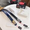 693202223a89a121ed550982 Versace Medusa Belt - Original Factory Direct, Italian Imported Ostrich Leather, 3.8cm Width, Premium Duty-Free Quality