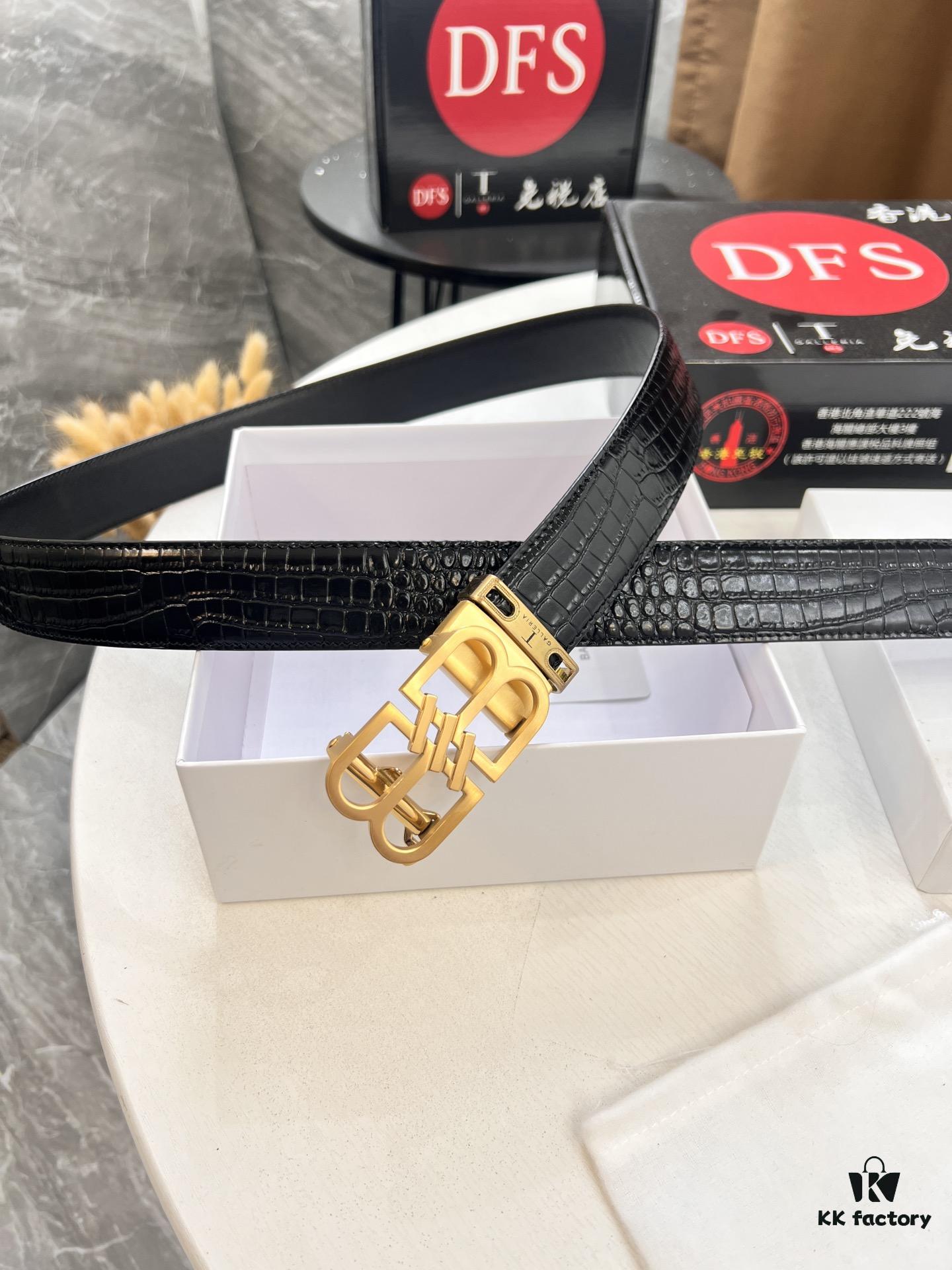693202273a89a121ed550996 Balenciaga Hong Kong Tax-Free T Gift Box 🎁 (NXP RFID Recognizable Official Website. Genuine Anti-Counterfeit Chip) BB Automatic Stainless Steel Brushed Hardware New Arrival South African Imported Crocodile Pattern Full-Grain Leather Made Automatic Slide Rail No Hole