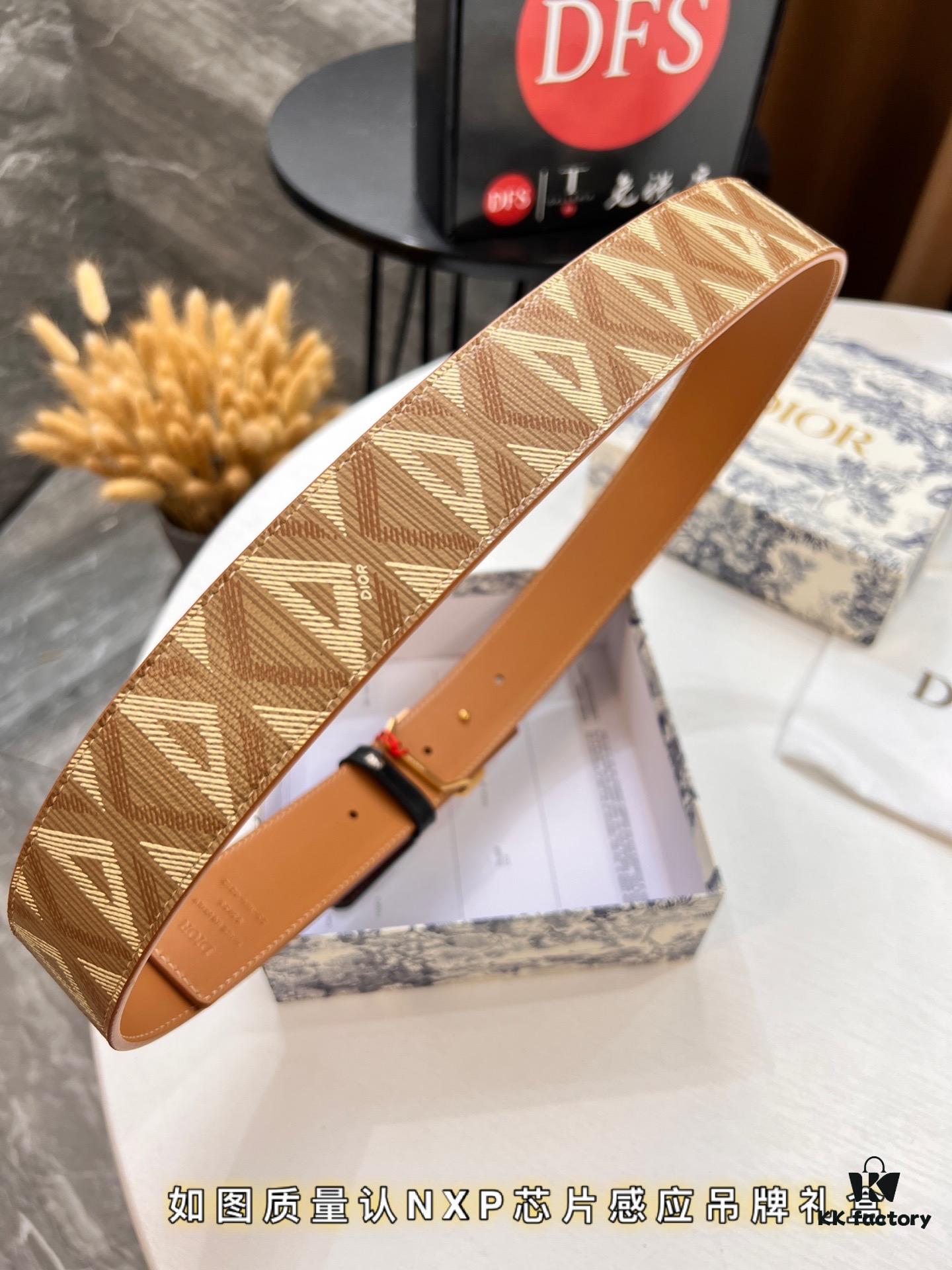 693202413a89a121ed5509ed Dior D Belt, Hong Kong Duty-Free Gift Set (NXP Tag with Authenticity Chip Recognizable on Official Website)