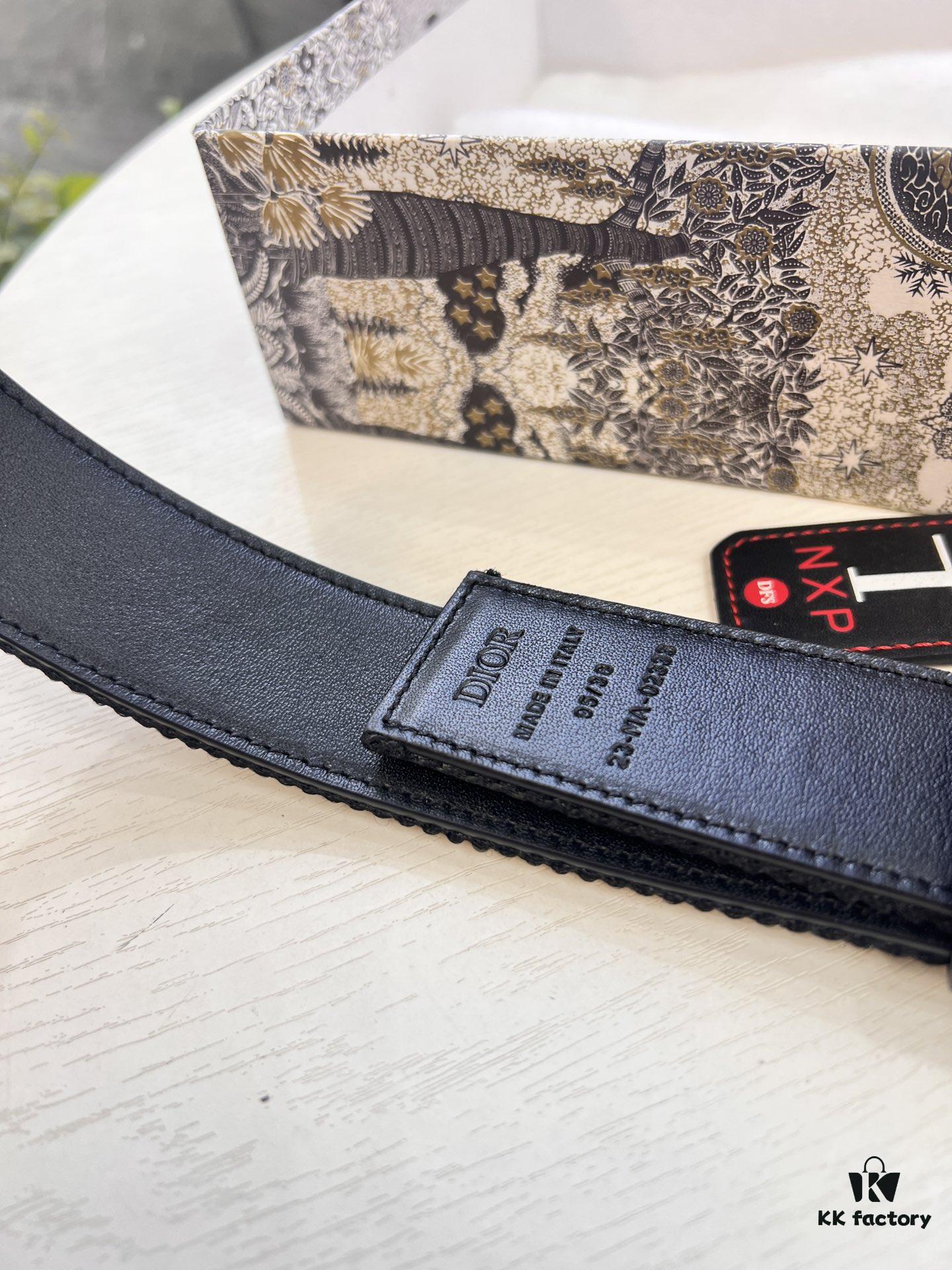 693202443a89a121ed550a09 Dior D Belt, Hong Kong Duty-Free Gift Box 🎁 (NXP RFID Tag with Official Website Verification, Authentic Anti-Counterfeit Chip)