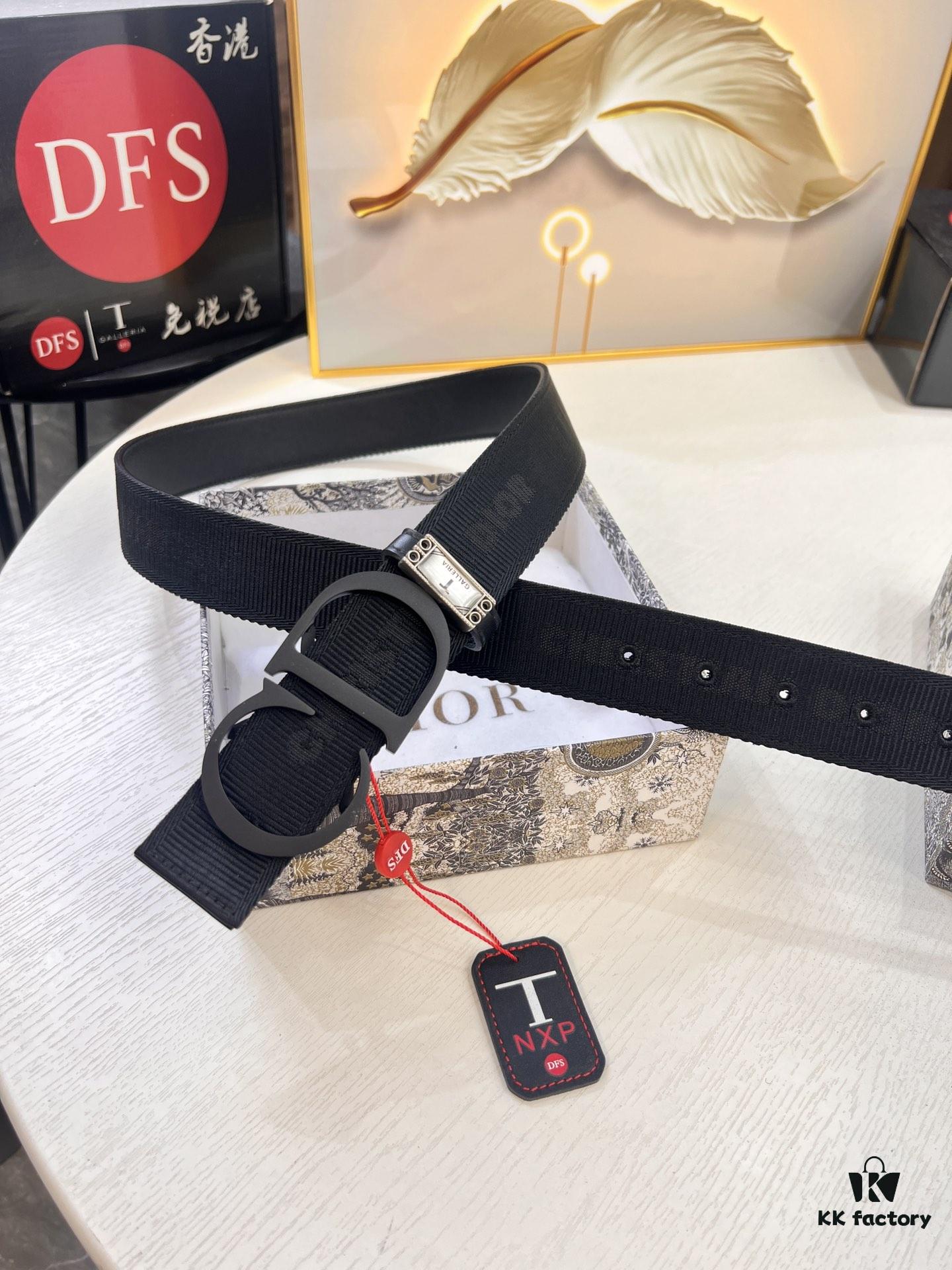 693202443a89a121ed550a0d Dior D Belt, Hong Kong Duty-Free Gift Box 🎁 (NXP RFID Tag with Official Website Verification, Authentic Anti-Counterfeit Chip)