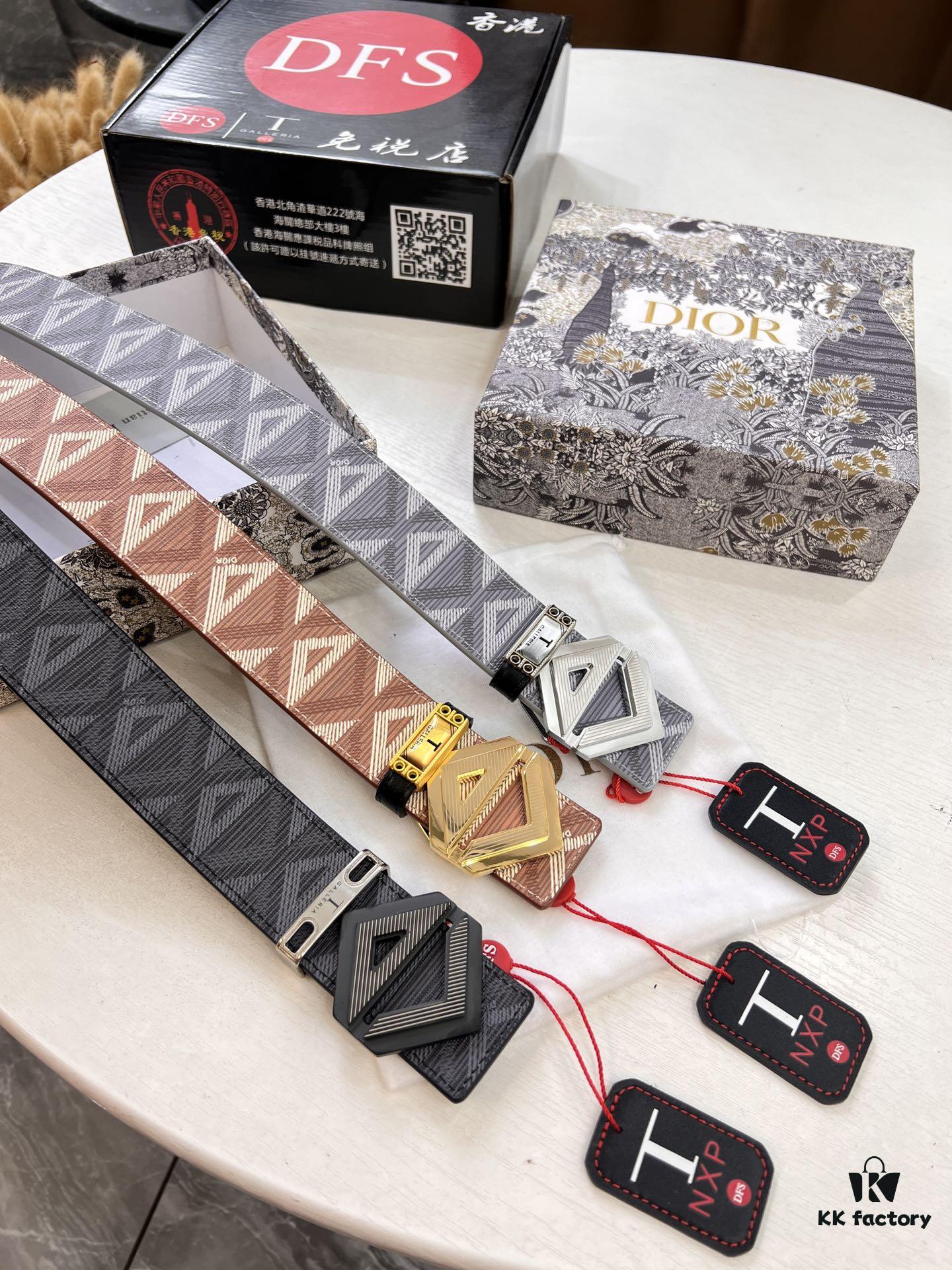 693202453a89a121ed550a1c Dior D Belt, Hong Kong Duty-Free Gift Set 🎁 (NXP Tag with Authenticity Chip Verifiable on Official Website)