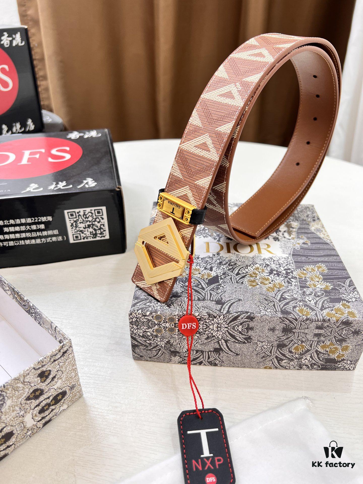 693202463a89a121ed550a22 Dior D Belt, Hong Kong Duty-Free Gift Set (NXP Tag with Authenticity Chip Recognizable on Official Website)