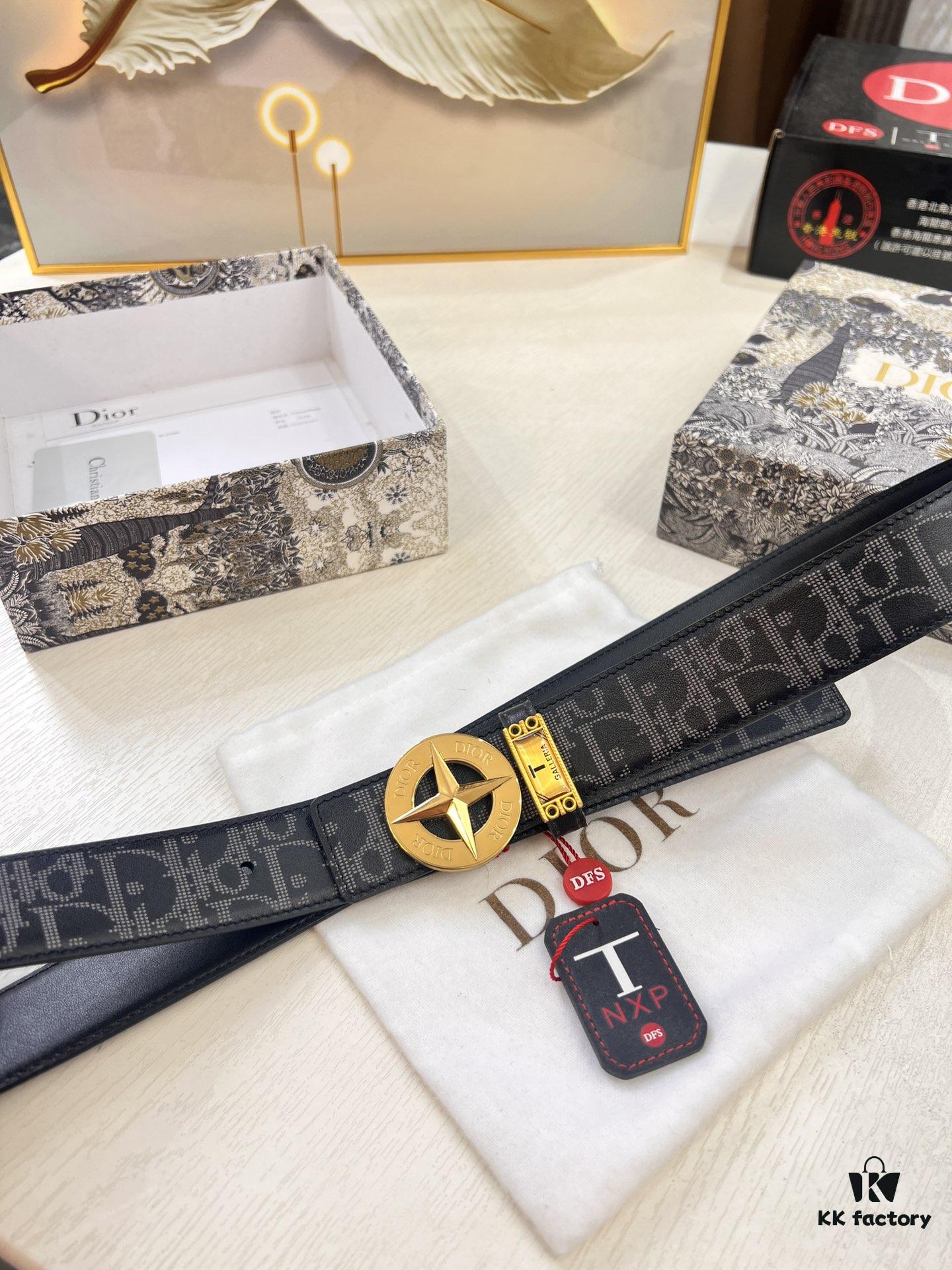 693202463a89a121ed550a2c Dior D Belt, Hong Kong Duty-Free Gift Set 🎁 (NXP Tag with Authenticity Chip, Official Anti-Counterfeit Verification)