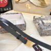 693202493a89a121ed550a4f Dior Women's Leather Belt, Imported French Leather, 3.0cm Width, High-Ion Plated Stainless Steel Buckle, Anti-Counterfeit Chip Verified
