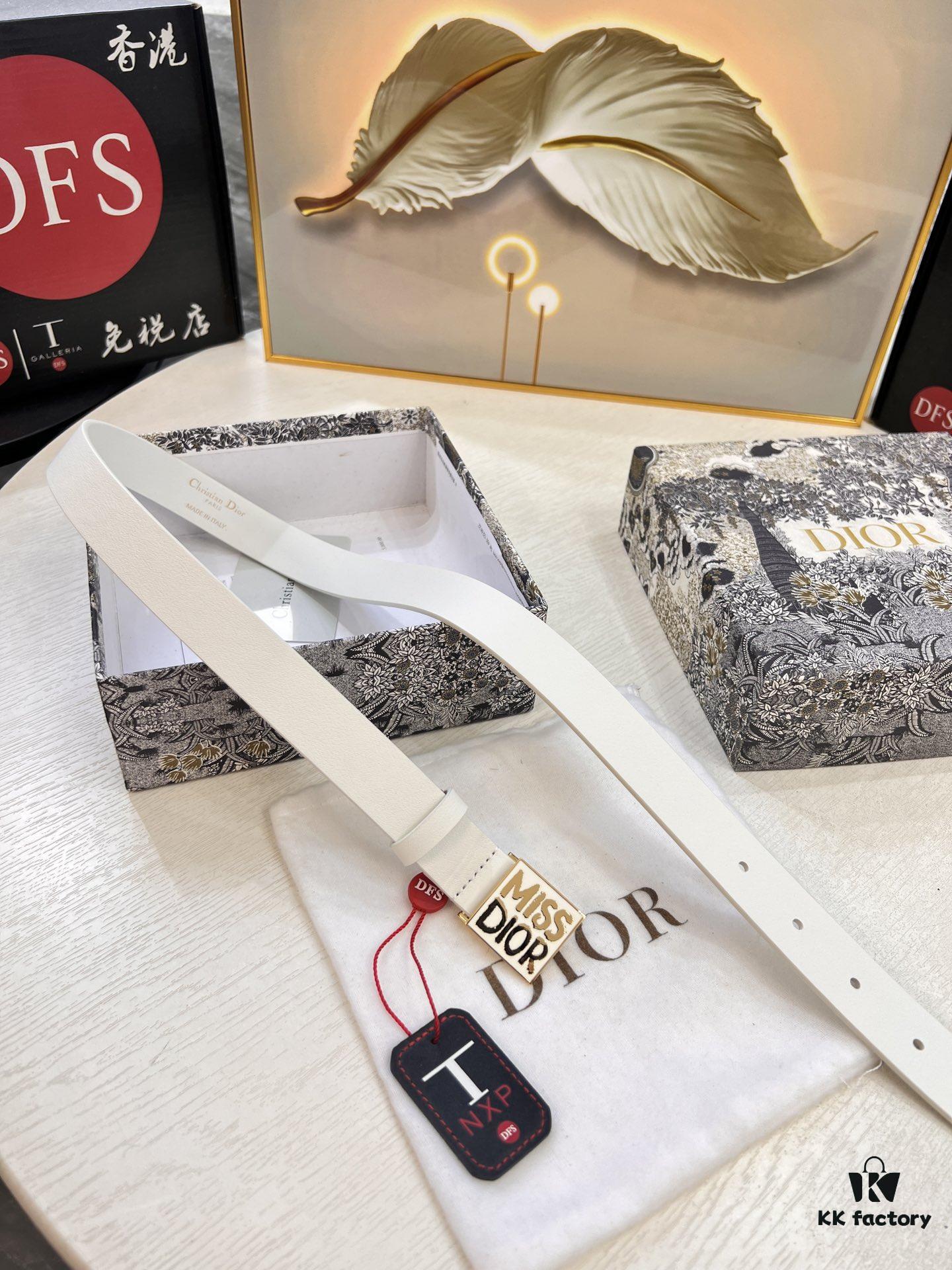6932024a3a89a121ed550a57 Dior Women's Leather Belt, 3.0cm Width, Imported Full-Grain Leather, High-Ion Plating Stainless Steel Buckle, Authenticity Chip Included