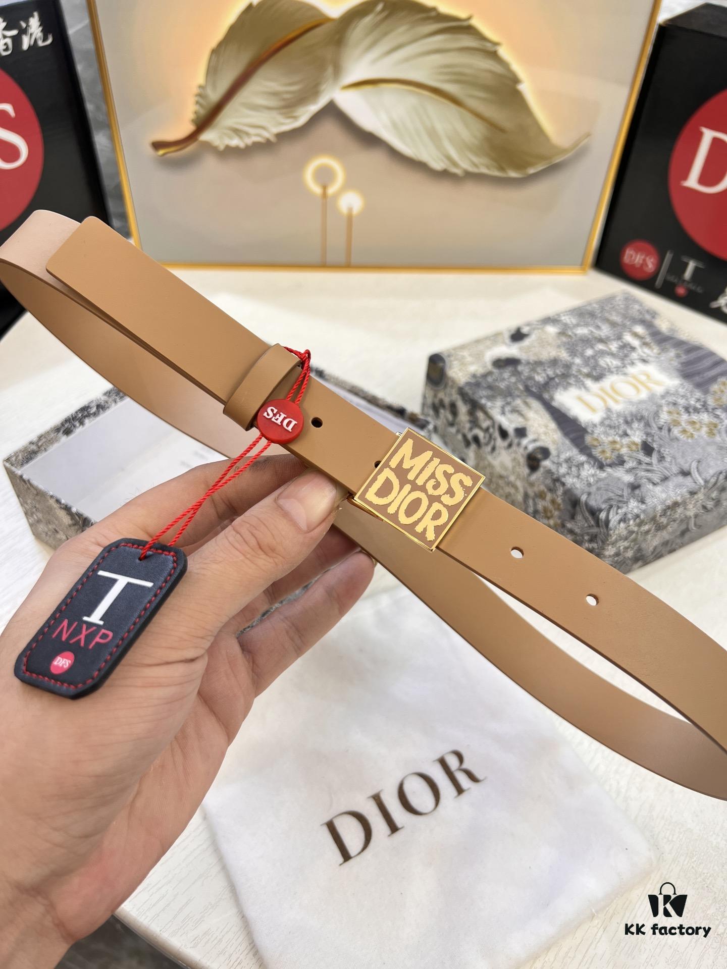 6932024a3a89a121ed550a5b Dior Women's Leather Belt, 3.0cm Width, Premium Imported Leather, Stainless Steel Buckle with High-Ion Plating, Anti-Fade Finish, Authentic NXP RFID Tag, Comparable to Original Quality