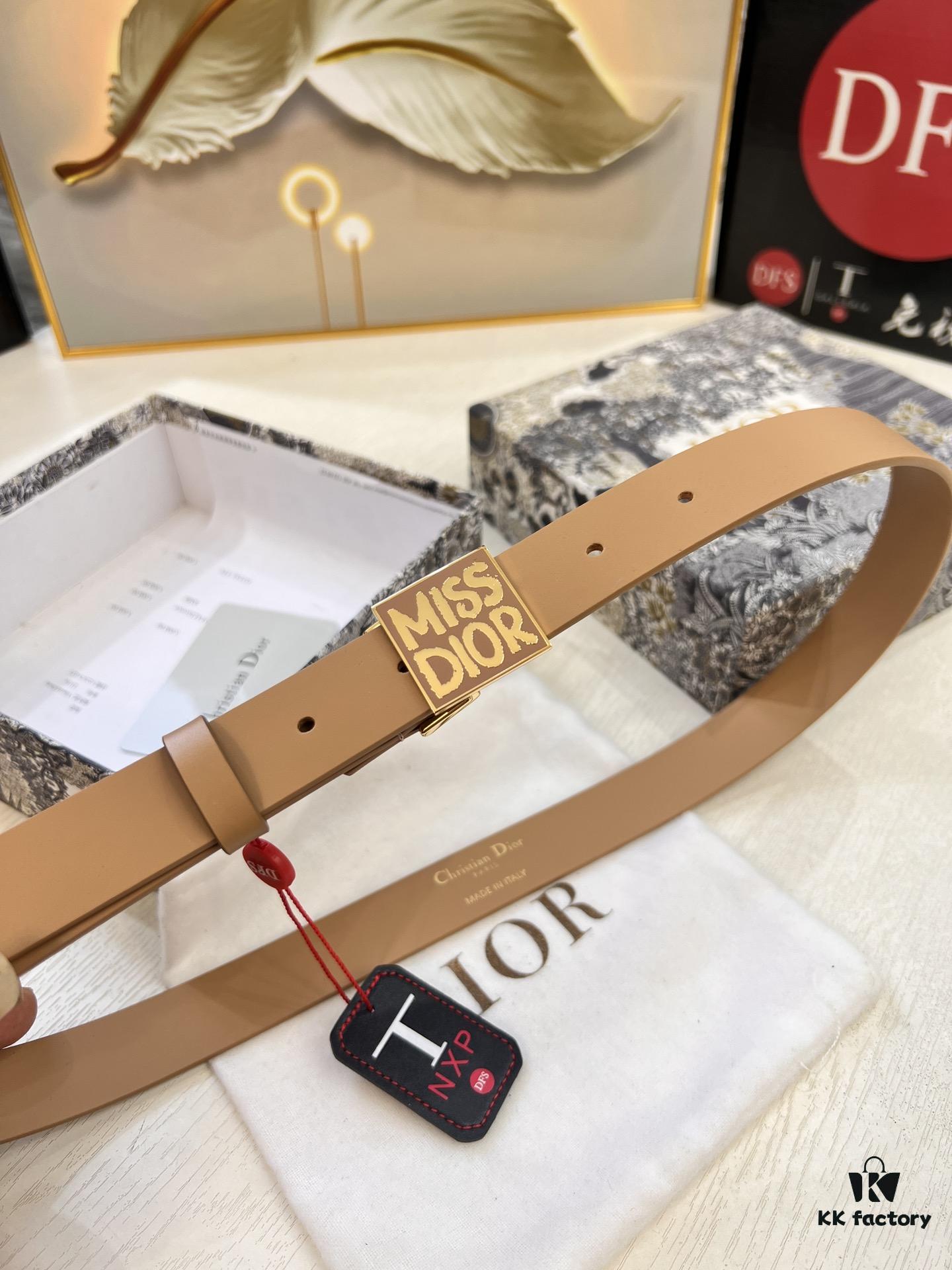 6932024a3a89a121ed550a5c Dior Women's Leather Belt, 3.0cm Width, Premium Imported Leather, Stainless Steel Buckle with High-Ion Plating, Anti-Fade Finish, Authentic NXP RFID Tag, Comparable to Original Quality