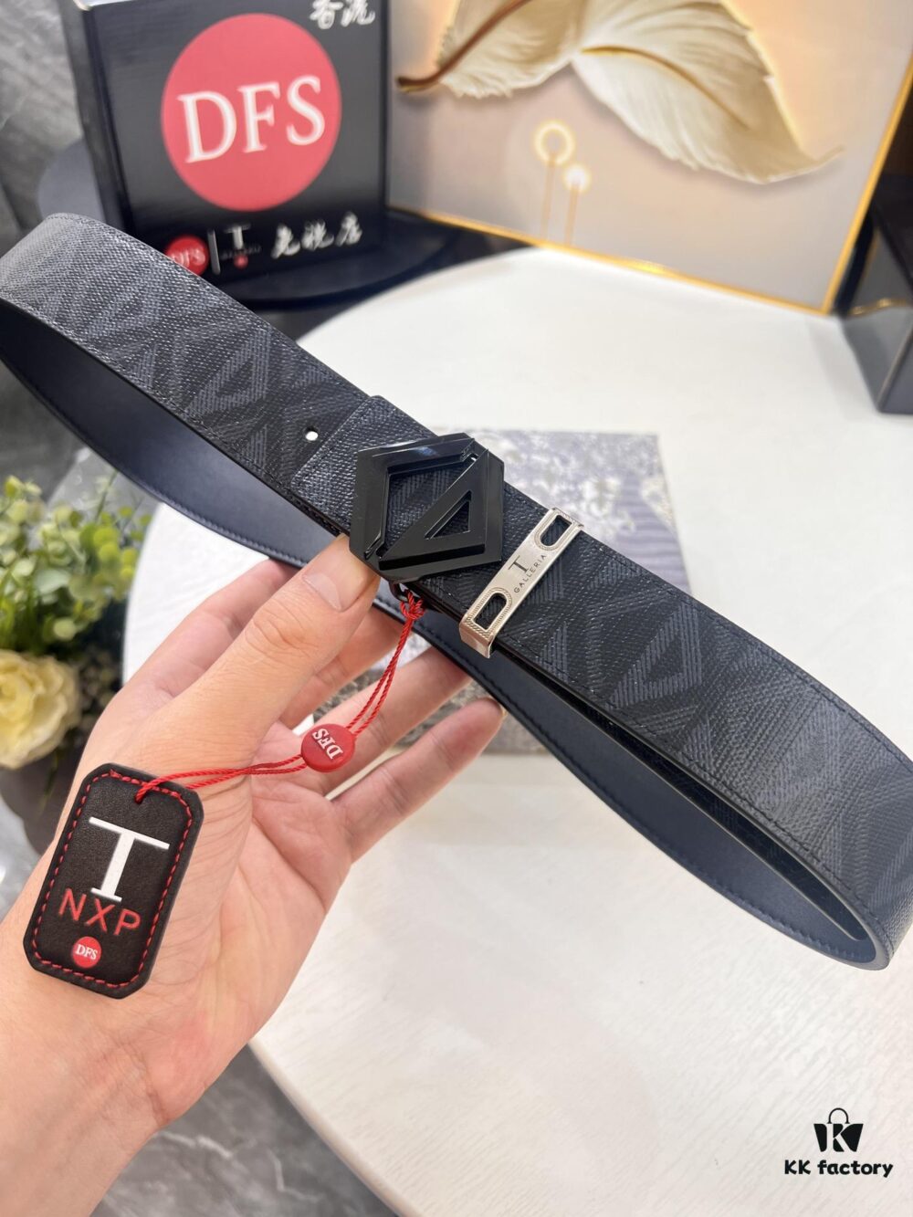 6932024e3a89a121ed550a8c Dior D Belt, Hong Kong Duty-Free Gift Box (NXP Tag with Authenticity Chip Recognizable on Official Website)