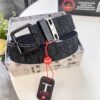 6932024f3a89a121ed550a9d Dior Unisex Belt, Latest Couple's Style, 3.5cm Width, Imported Embroidered Custom Fabric, Top Grain Cowhide with Lychee Texture, ZP Synchronized Needle Buckle with Polished Hardware
