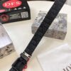 6932024f3a89a121ed550a9e Dior Unisex Belt, Latest Couple's Style, 3.5cm Width, Imported Embroidered Custom Fabric, Top Grain Cowhide with Lychee Texture, ZP Synchronized Needle Buckle with Polished Hardware