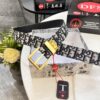 693202503a89a121ed550aa6 Dior Unisex Belt - Latest Couple Style, Imported Embroidered Custom Fabric, Full-Grain Calfskin with Lychee Texture, Polished ZP-Synchronized Pin Buckle Hardware, 3.5cm Width