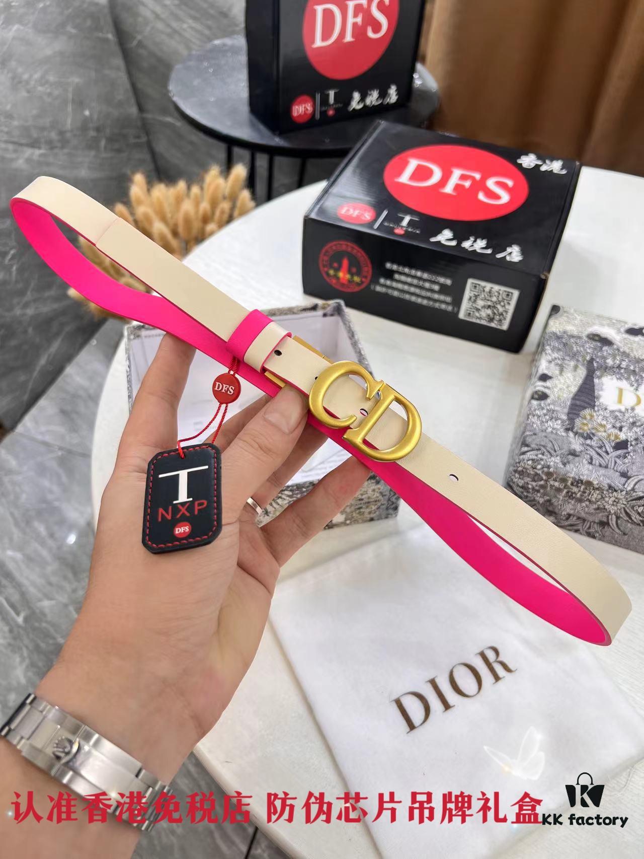 693202513a89a121ed550ab0 Dior Women's Leather Belt, Imported French Full-Grain Leather, 2.0 cm Width, Stainless Steel Buckle with Rotating Hardware, High-Ion Plating for Fade Resistance