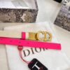 693202513a89a121ed550ab1 Dior Women's Leather Belt, Imported French Full-Grain Leather, 2.0 cm Width, Stainless Steel Buckle with Rotating Hardware, High-Ion Plating for Fade Resistance