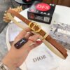 693202513a89a121ed550ab7 Dior Women's Leather Belt - Premium Original Imported Leather, Stainless Steel Buckle, High-Ion Plating, 2.0 cm Width, Duty-Free Authentic Grade