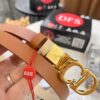 693202523a89a121ed550abb Dior Women's Leather Belt - Premium Original Imported Leather, Stainless Steel Buckle, High-Ion Plating, 2.0 cm Width, Duty-Free Authentic Grade