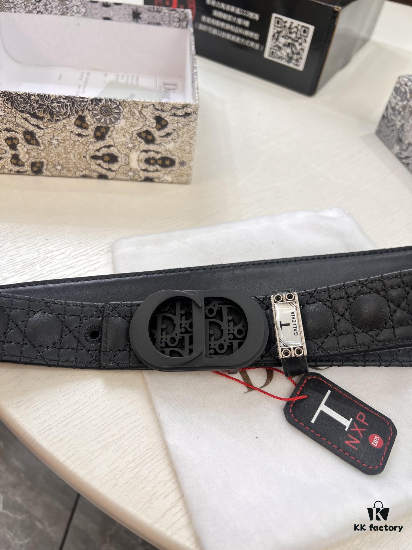 Dior D Belt, Hong Kong Duty-Free Gift Set 🎁 (NXP RFID Tag with Official Website Verification, Authentic Anti-Counterfeit Chip)