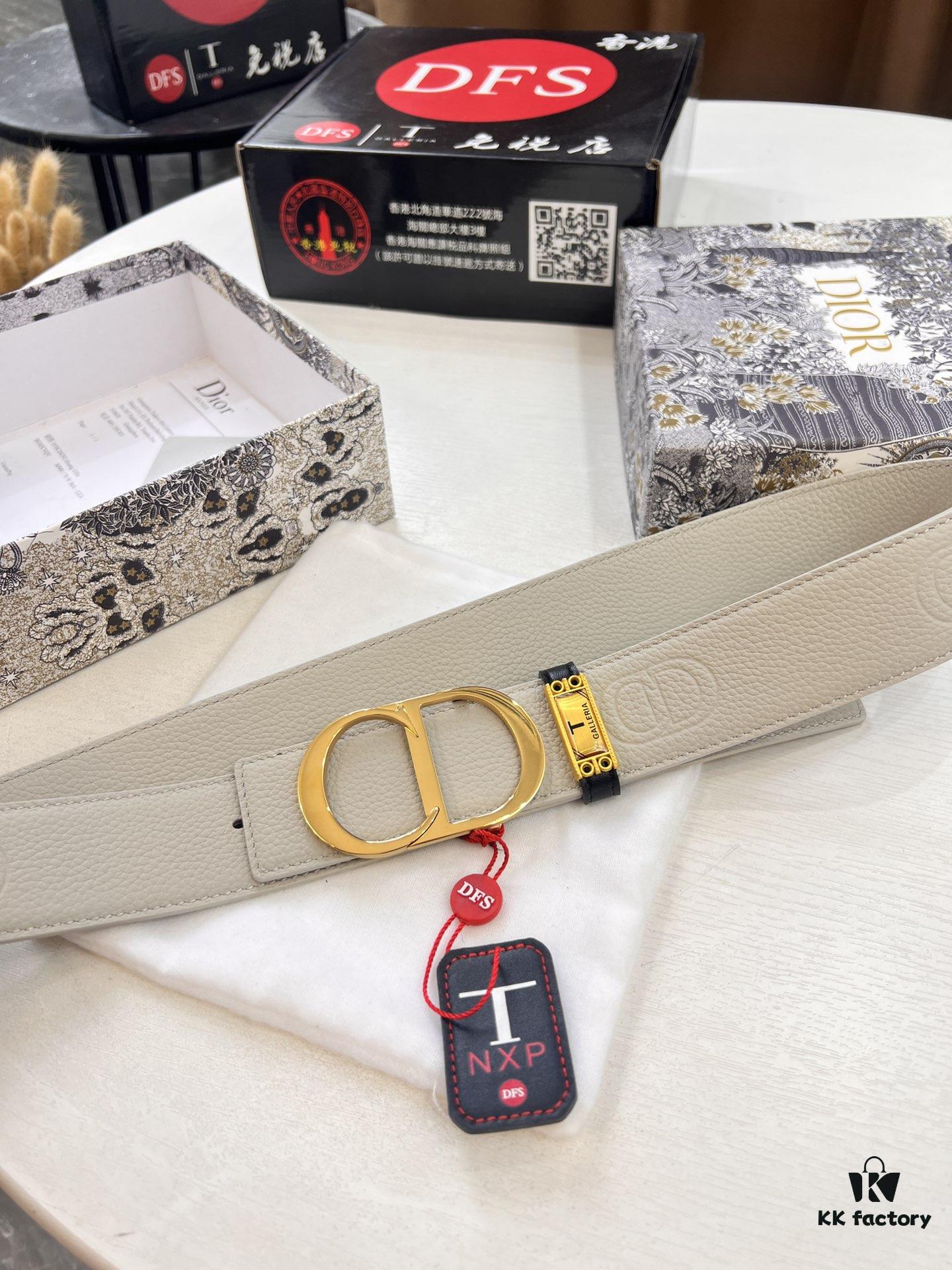 693202583a89a121ed550b0b Dior D Belt, Hong Kong Duty-Free T Gift Box (NXP Tag with Authenticity Chip Recognizable on Official Website)