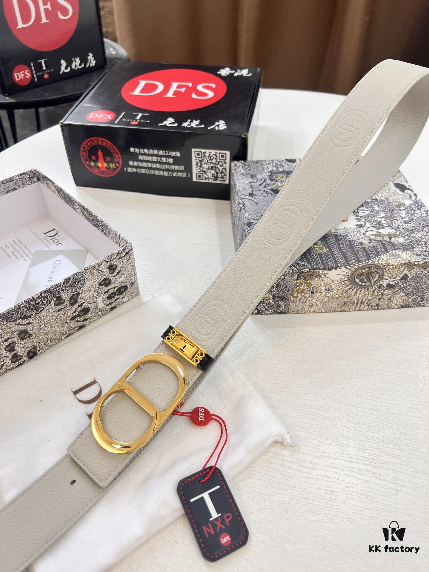 693202583a89a121ed550b0e Dior D Belt, Hong Kong Duty-Free T Gift Box (NXP Tag with Authenticity Chip Recognizable on Official Website)