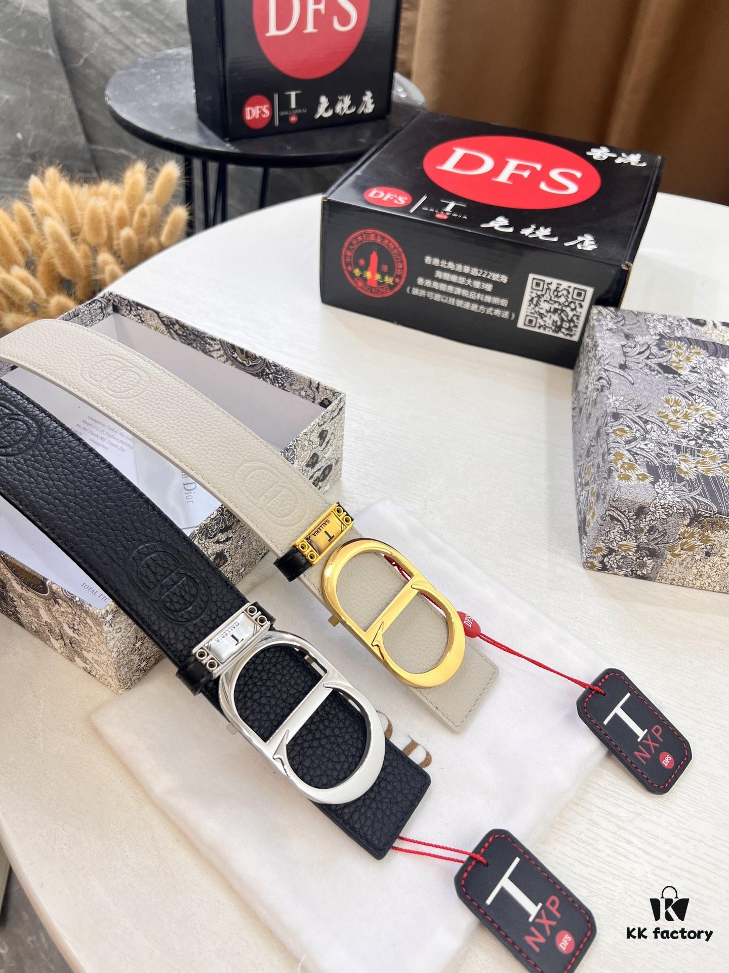 693202583a89a121ed550b10 Dior D Belt, Hong Kong Duty-Free T Gift Box (NXP Tag with Authenticity Chip Recognizable on Official Website)
