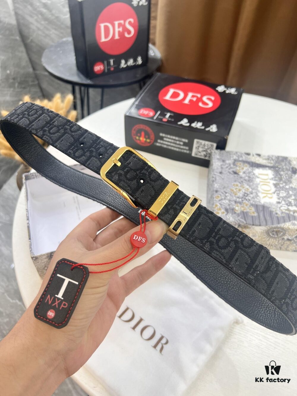 693202713a89a121ed550b1a Shop Owner Recommended 🎺🎺 Dior Unisex Belt, Latest Couple's Style, Original Imported Embroidered Custom Fabric, Full-Grain Calfskin with Lychee Texture, ZP Synchronized Polished Metal Buckle, 3.5cm Width