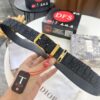 693202713a89a121ed550b1a Dior Unisex Belt - Latest Couple's Style, Imported Embroidered Custom Fabric, Full-Grain Lychee Leather, Polished ZP Synchronous Pin Buckle, 3.5cm Width