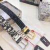 693202723a89a121ed550b20 Dior Unisex Belt - Latest Couple's Style, Imported Embroidered Custom Fabric, Full-Grain Lychee Leather, Polished ZP Synchronous Pin Buckle, 3.5cm Width