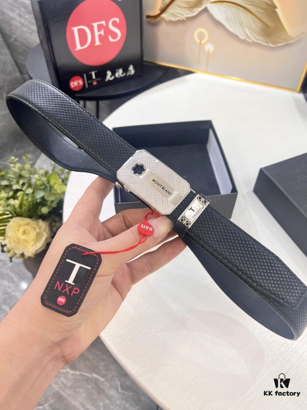 6932027d3a89a121ed550b42 Top-Quality Genuine Leather Belt, Original Factory Hong Kong Duty-Free T Gift Box (NXP RFID Tag Verifiable on Official Website, Authentic Anti-Counterfeit Chip), 3.5cm Width, Imported French Calfskin with Natural Palm Texture, High-Ion Plated Stainless Steel Automatic Buckle, Comparable to Montblanc Authentic Quality