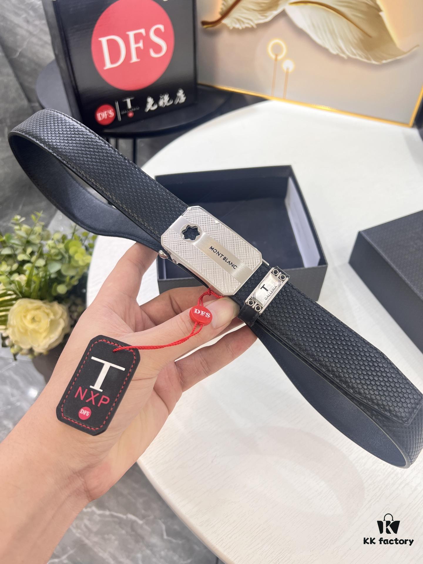 6932027d3a89a121ed550b42 Top-Quality Genuine Leather Belt, Original Factory Hong Kong Duty-Free T Gift Box (NXP RFID Tag Verifiable on Official Website, Authentic Anti-Counterfeit Chip), 3.5cm Width, Imported French Calfskin with Natural Palm Texture, High-Ion Plated Stainless Steel Automatic Buckle, Comparable to Montblanc Authentic Quality