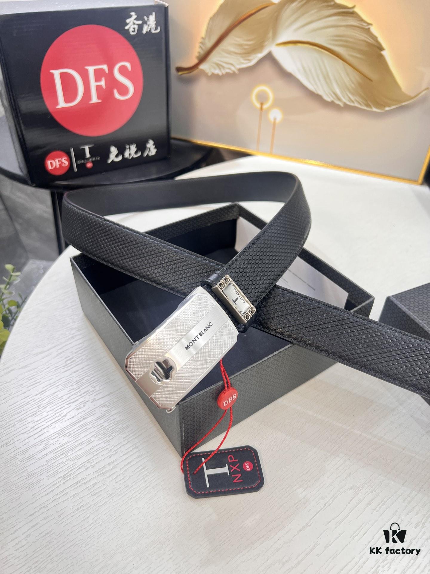 6932027e3a89a121ed550b47 Top-Quality Genuine Leather Belt, Original Factory Hong Kong Duty-Free T Gift Box (NXP RFID Tag Verifiable on Official Website, Authentic Anti-Counterfeit Chip), 3.5cm Width, Imported French Calfskin with Natural Palm Texture, High-Ion Plated Stainless Steel Automatic Buckle, Comparable to Montblanc Authentic Quality