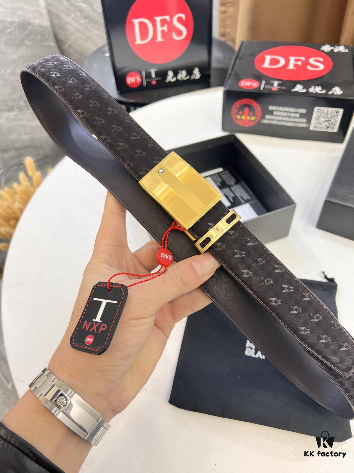 693202b43a89a121ed550b63 Top-Quality Original Leather Belt, Genuine Hong Kong Duty-Free T Gift Box (NXP Hangtag with Authenticity Chip Recognizable on Official Website), Montblanc Stainless Steel Hardware, Automatic Star Buckle Series, High-Ion Plating for Fade Resistance: Zegna