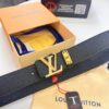 693202be3a89a121ed550b8b Top-Tier Louis Vuitton LV Belt, Authentic Stainless Steel Hardware, French Box Calf Leather with Palm Texture, 3.8cm Width