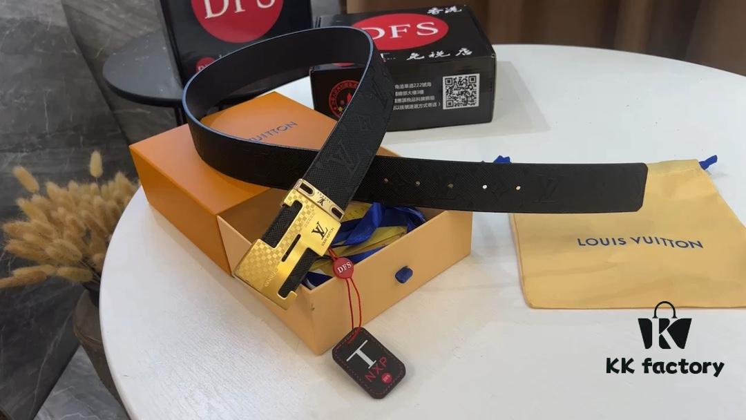 693202bf3a89a121ed550b92 LV New Style Monogram Belt, Fashion Casual Model with Video Anti-Counterfeiting Sensor Network