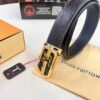 693202c03a89a121ed550ba6 Top-Tier Louis Vuitton LV Belt, Genuine Crocodile-Ostrich Grain Top Layer Calfskin, 3.8cm Width, Precision Molded L-Shaped Beveled Stainless Steel Hardware, Includes Original Hong Kong Duty-Free T-Gift Box (NXP RFID Tag Verifiable on Official Website)