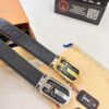693202c03a89a121ed550ba9 Top-Tier Louis Vuitton LV Belt, Genuine Crocodile-Ostrich Grain Top Layer Calfskin, 3.8cm Width, Precision Molded L-Shaped Beveled Stainless Steel Hardware, Includes Original Hong Kong Duty-Free T-Gift Box (NXP RFID Tag Verifiable on Official Website)