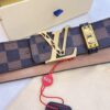 693202c13a89a121ed550bac LV Men's Belt, New Arrival, Genuine Cowhide Leather, Matte Finish, Corrosion-Resistant Letter Hardware, 3.8cm Width