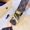 693202c13a89a121ed550baf LV Men's Belt, New Arrival, Genuine Cowhide Leather, Matte Finish, Corrosion-Resistant Letter Hardware, 3.8cm Width