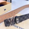693202c13a89a121ed550bb6 LV Men's Belt, New Arrival, Genuine Cowhide Leather, 3.8cm Width, Original Imported Fabric, Luxury Custom Design