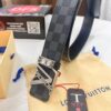 693202c23a89a121ed550bbe LV Men's Belt, Latest Design, ZP Molded, Synchronized with Original Pattern Fabric, Full-Grain Cowhide Leather, Heavy-Duty Stainless Steel Hardware, 4.0cm Width