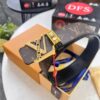 693202c33a89a121ed550bc6 LV Men's Belt, Latest Design, ZP Molded, Synchronized with Original Monogram Pattern, Full-Grain Cowhide Leather, Heavy-Duty Steel Buckle, 4.0cm Width